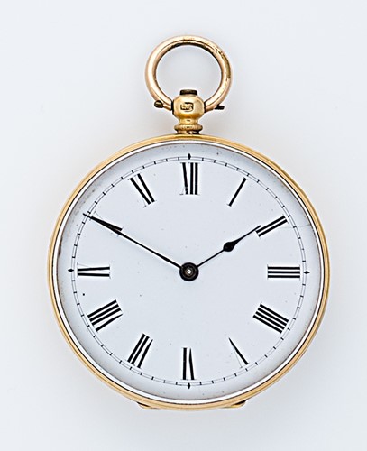 Lot 231 - Unsigned - An open faced pocket watch
