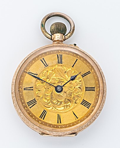 Lot 228 - Unsigned - An open faced pocket watch