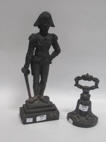 Lot 207 - A cast iron doorstop modelled as Lord Nelson, 19th century
