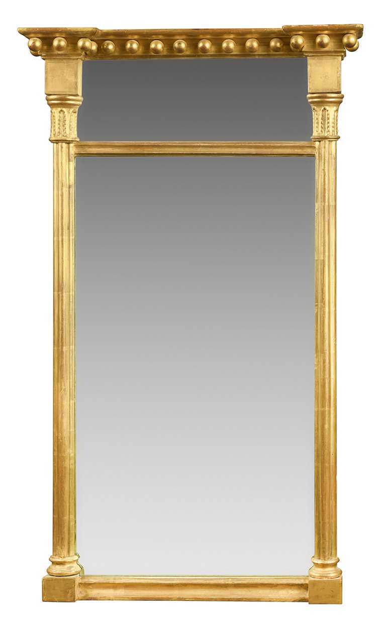 Lot 424 - A Regency giltwood pier mirror