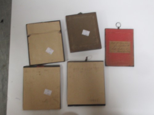 Lot 188 - A group of five 19th century silhouette...