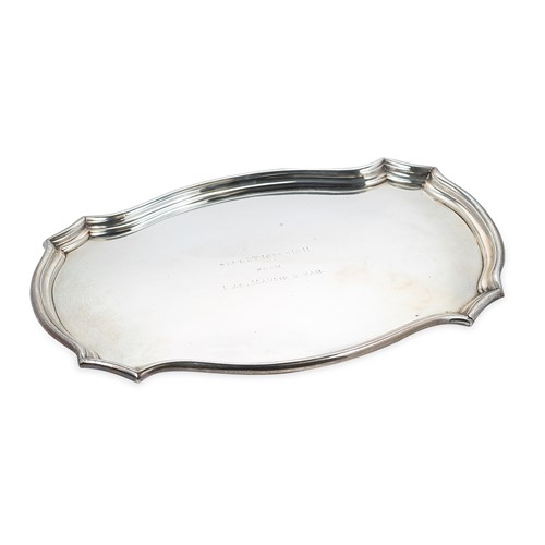 Lot 508 - An Edward VII silver tray