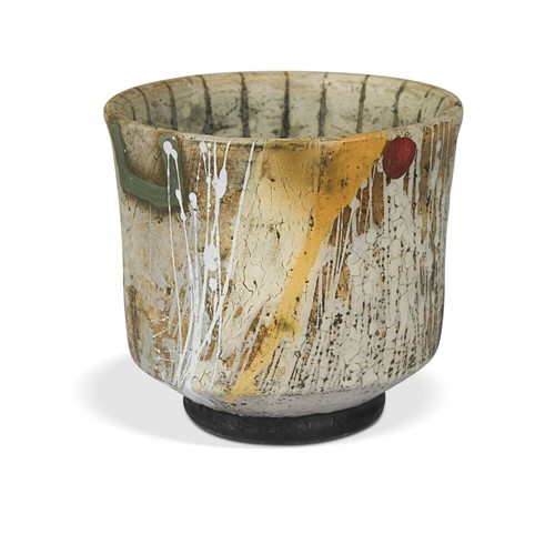 Lot 56 - Sam Hall (1967-) for Gaolyard Studios, a footed stoneware pot