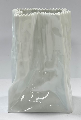 Lot 1 - Tapio Wirkkala for Rosenthal, a set of three graduated ‘paper bag’ vases