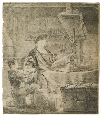 Lot Rembrandt Harmensz. van Rijn (Dutch 1606-1669)