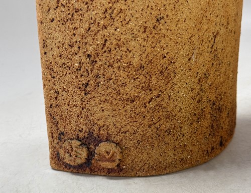 Lot 54 - Nigel Edmondson, a composed pair of stoneware vases