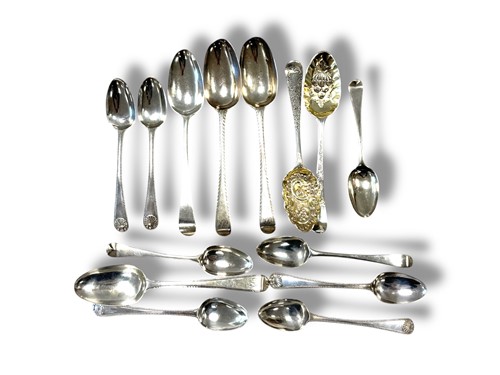 Lot 356 - A large collection of bottom marked silver...