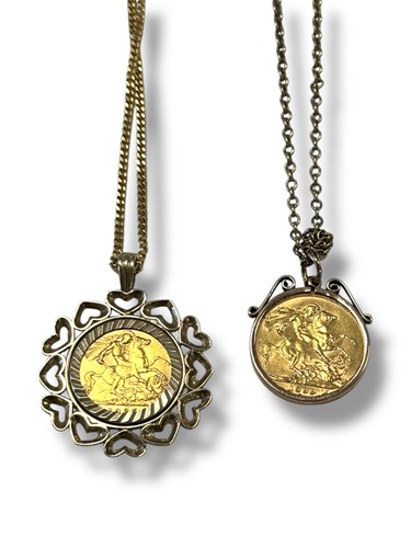 Lot 313 - A half sovereign dated 1925 within a...
