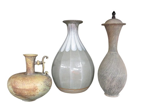Lot 32 - Carlos Van Reigersburg Versluys, a stoneware jug vase