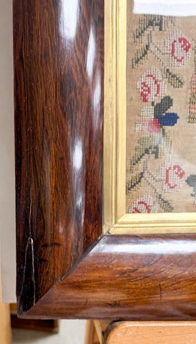 Lot 512 - A large Victorian needlework sampler, dated 1850