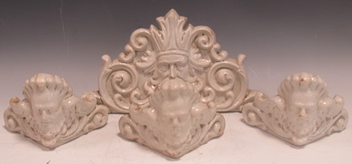 Lot 94 - A small group of Continental terracotta...