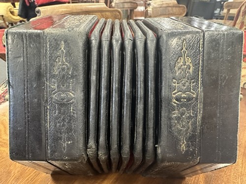 Lot 586 - Pollitt's of Oldham, a 32-button Peerless Anglo concertina