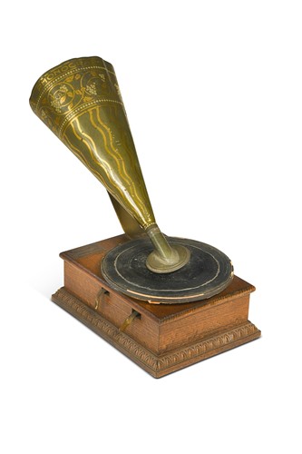 Lot 584 - A Stollwerck Patent Phonograph, early 20th century