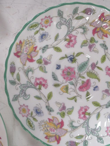 Lot 114 - A Minton Haddon Hall pattern tea service for...