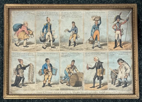 Lot 284 - An early 19th century satirical print