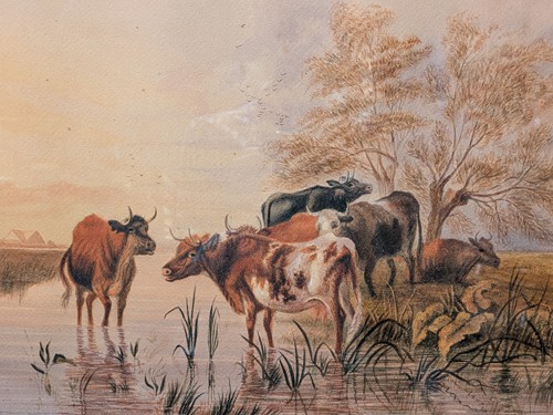 Lot 394 - Circle of Thomas Sidney Cooper RA (British, 1803-1902)