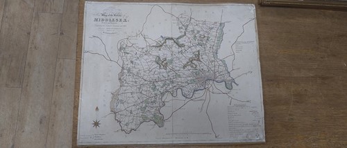 Lot 288 - A 19th century Electoral Map of Outer London,...