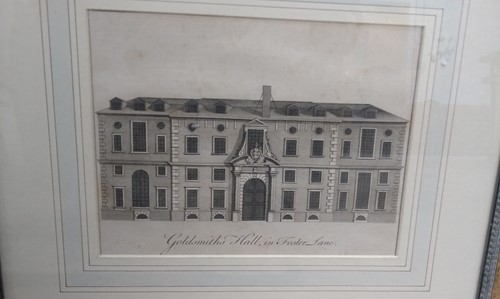 Lot 292 - A 19th century architectural engraving of...