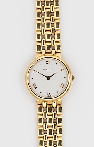 Lot 283 - Tissot - A Swiss 18ct gold wristwatch