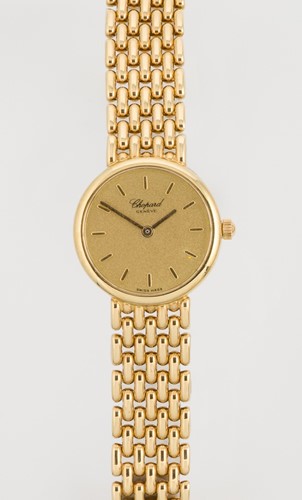 Lot 245 - Chopard - A gold wristwatch
