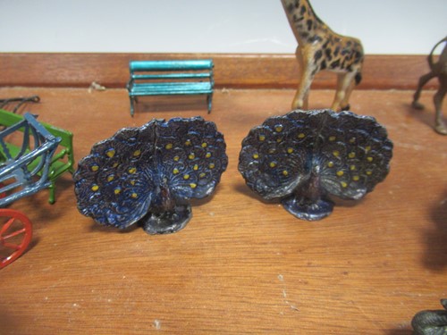 Lot 154 - Painted lead zoo animals by Britains and Hill...