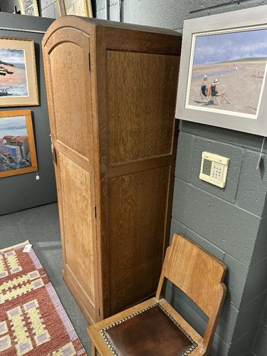 Lot 199 - A Heal's limed oak single wardrobe, circa 1925