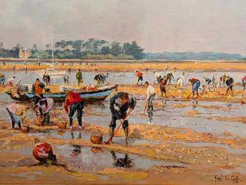 Lot 506 - A group of paintings to include, Henri le Goff...
