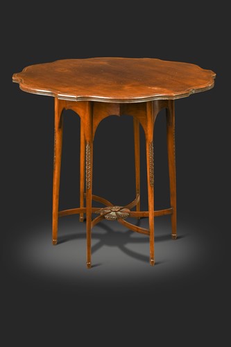 Lot 183 - George Washington Jack (1855-1931) for Morris & Co., an Arts & Crafts mahogany occasional table, circa 1895