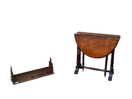 Lot 636 - A small faux rosewood Victorian Sutherland...