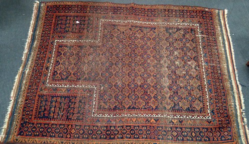 Lot 797 - A late 19th century Baluch fine wool prayer...