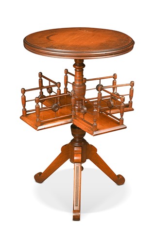 Lot 177 - An Aesthetic Movement walnut occasional book table