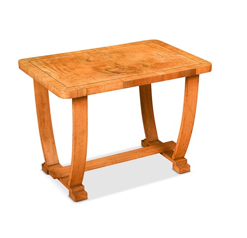 Lot 215 - An Art Deco walnut occasional table