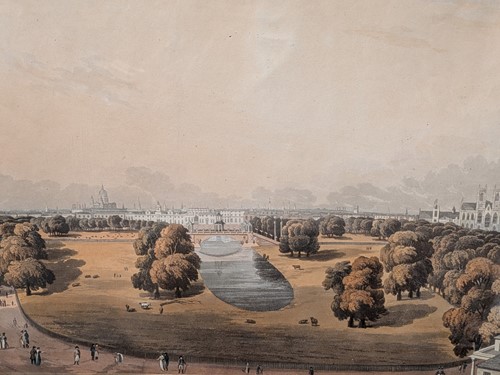 Lot 457 - Hand coloured engraving After H Hasler 'A view...