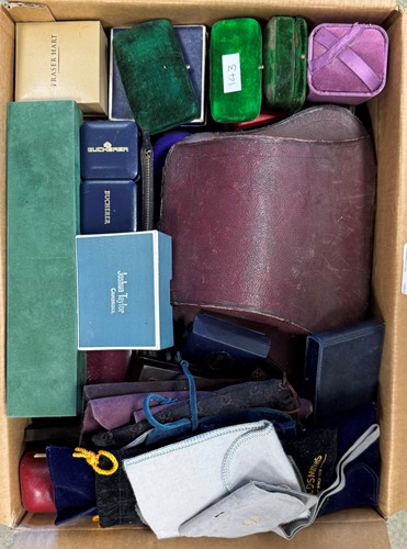 Lot 329 - A large quantity of jewellery and silver boxes...