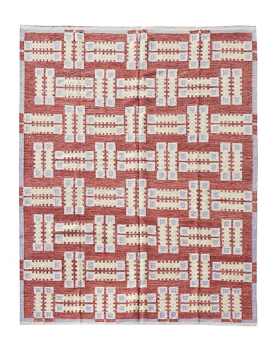 Lot 242 - A Märta Måås-Fjetterström inspired flat weave carpet