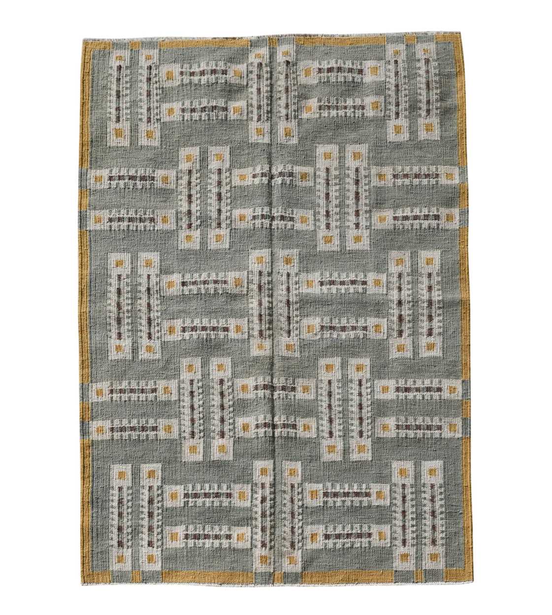 Lot 237 - A flatweave wool carpet of Scandinavian design