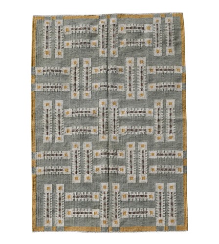 Lot 237 - A flatweave wool carpet of Scandinavian design