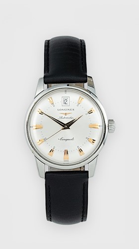 Lot 259 - Longines - A steel 'Conquest Heritage' wristwatch
