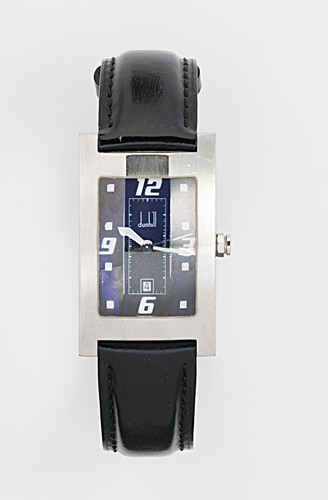 Lot 249 - Dunhill - A steel 'Dunhillion' wristwatch