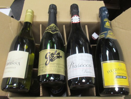 Lot 252 - A large quantity of red and white wines, port,...