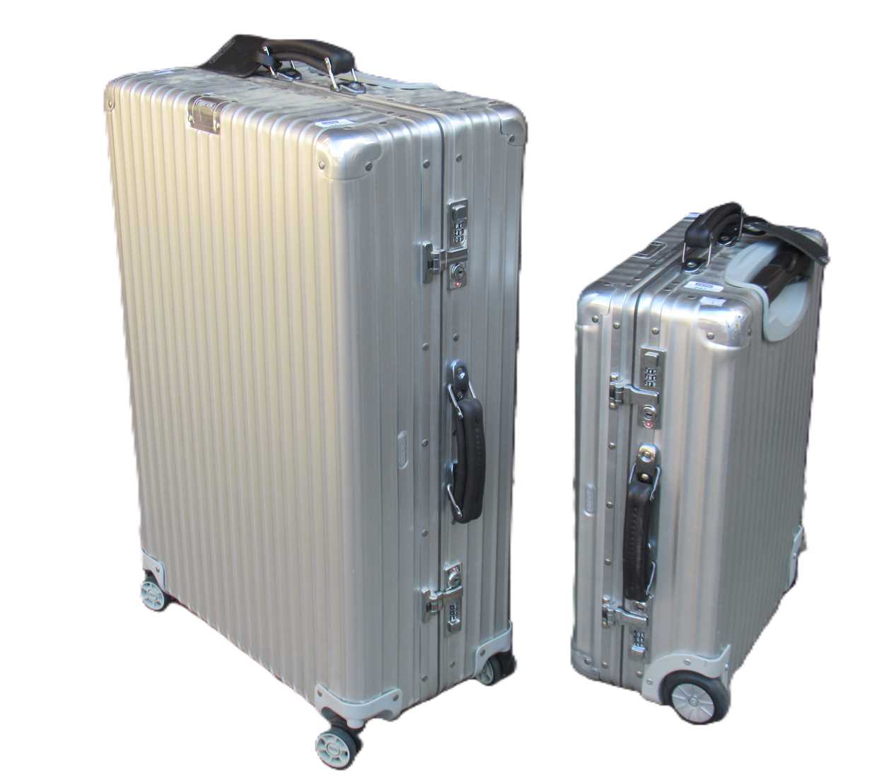 Lot 247 - Two RIMOWA suitcases on wheels, 71 x 47cm and...