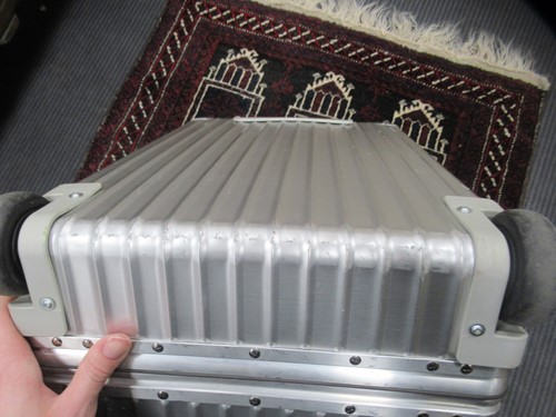 Lot 247 - Two RIMOWA suitcases on wheels, 71 x 47cm and...
