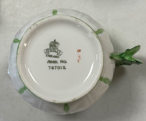 Lot 24 - Aynsley, a 'Butterfly and Cabbage' pattern part tea service