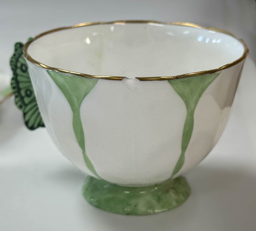 Lot 24 - Aynsley, a 'Butterfly and Cabbage' pattern part tea service