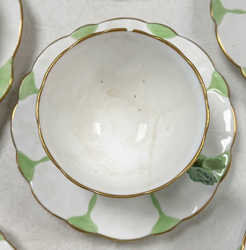 Lot 24 - Aynsley, a 'Butterfly and Cabbage' pattern part tea service