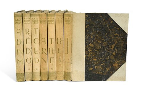 Lot 113 - Arts Decoratifs & Industriels Modernes, a part-set of seven (from twelve) bound volumes, 1925