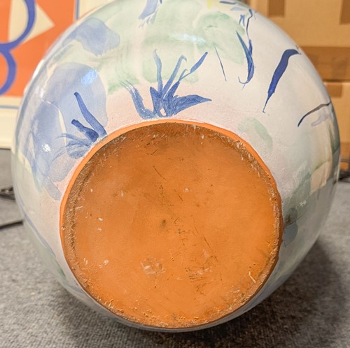 Lot 71 - Philip Sutton RA (1928-), a large terracotta vase