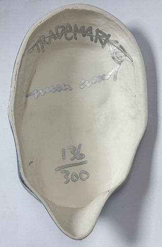 Lot 130 - Mark Wardel AKA Trademark, a 'Bowie - Silver Duke' mask