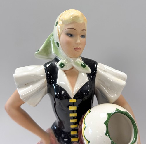 Lot 25 - Giovanni Ronzan (1906-1974), an Italian pottery model of a lady