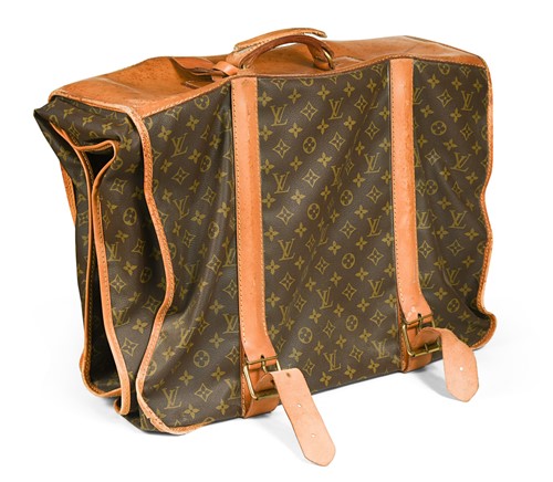 Lot 153 - Louis Vuitton, a monogrammed canvas and leather suit carrier